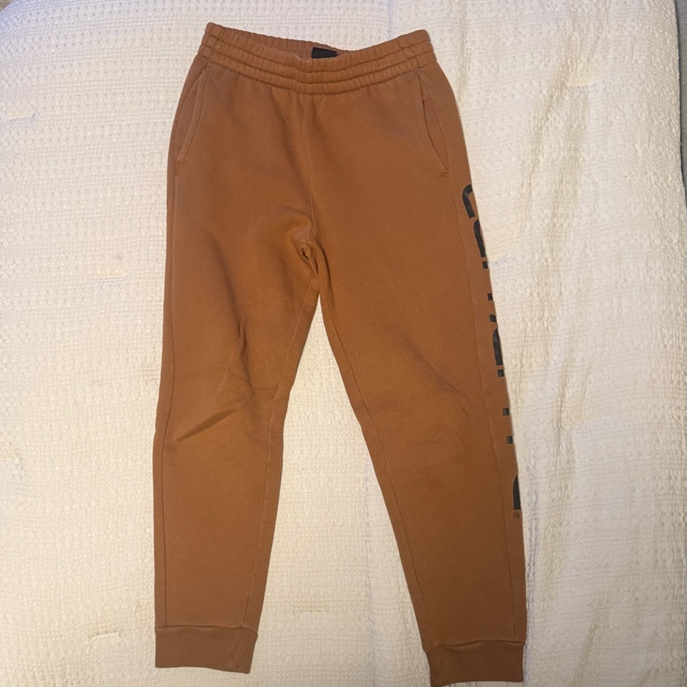 Carhartt Kids Rust Brown Jogger Sweatpants with Side Logo